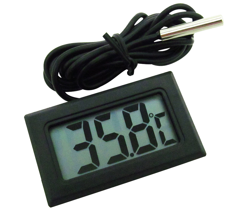 Digital thermometer with display