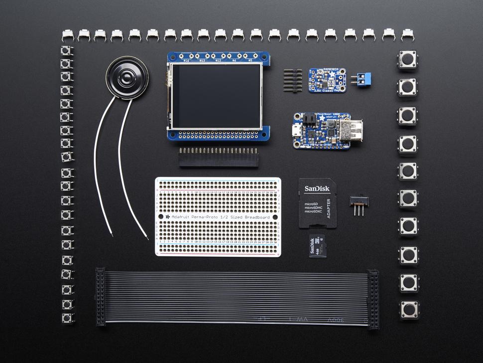 Adafruit Pocket PiGRRL Pack Bouw je eigen Pi Game Emulator!