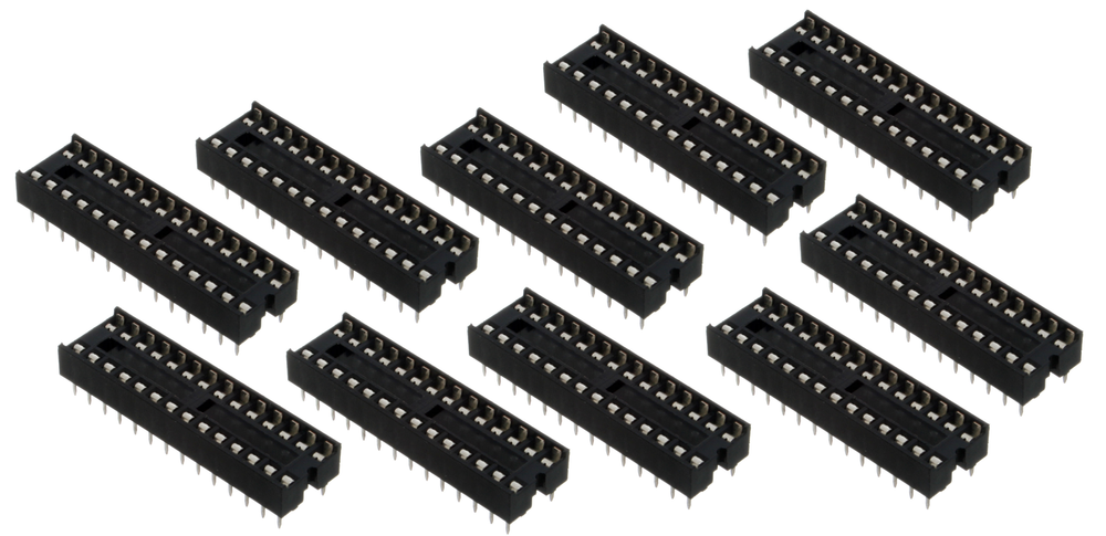 IC socket 28 pins - 10 pcs