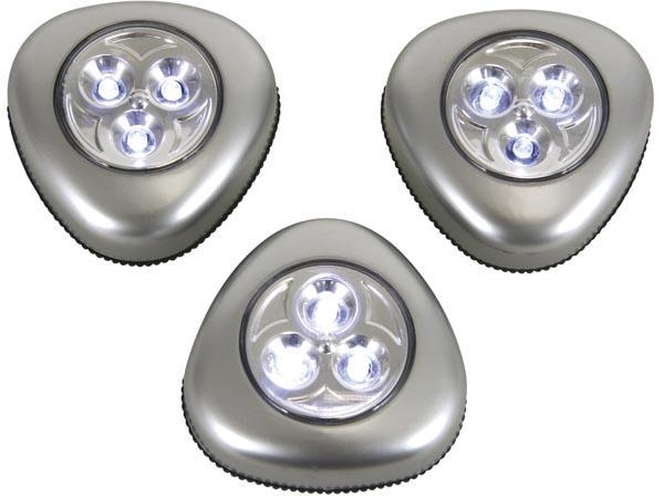 Zelfklevende Ledlampen - 3 stuks