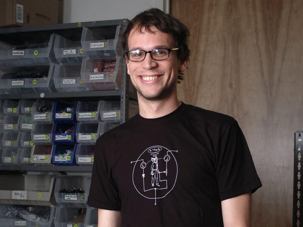 Adafruit Transistor Man Shirt - Heren Medium