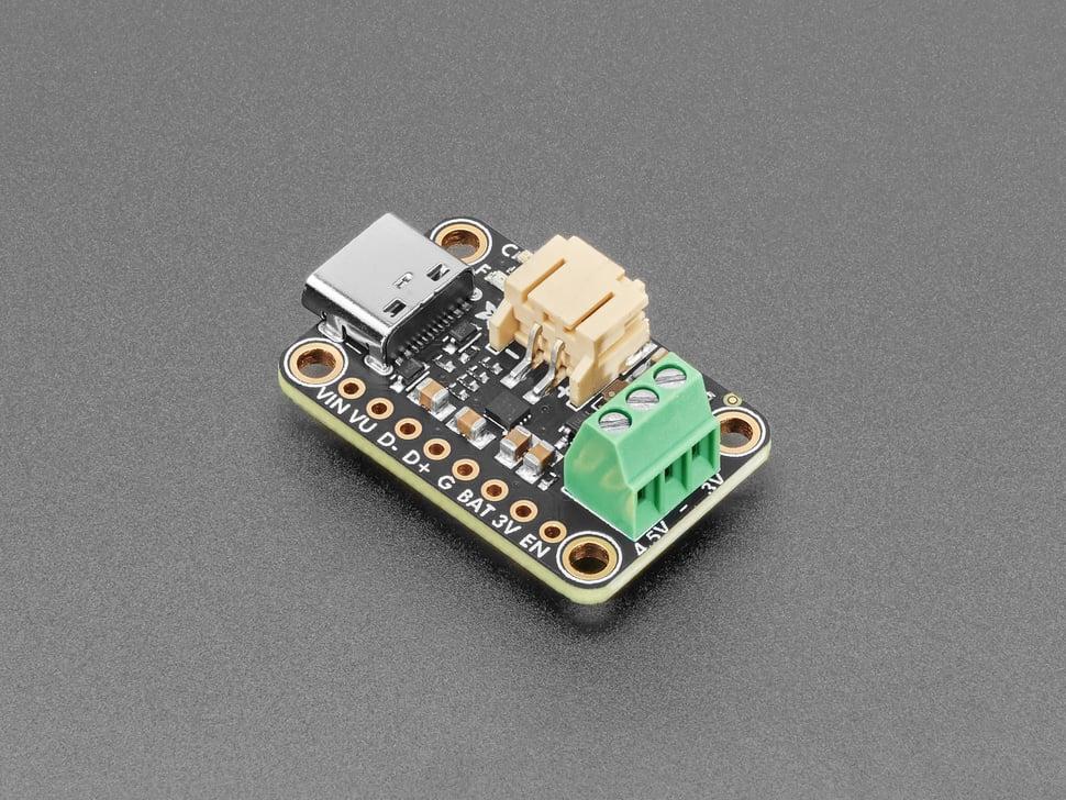 Cargador USB /CC/Solar Adafruit bq25185 con placa reductora de 3,3 V