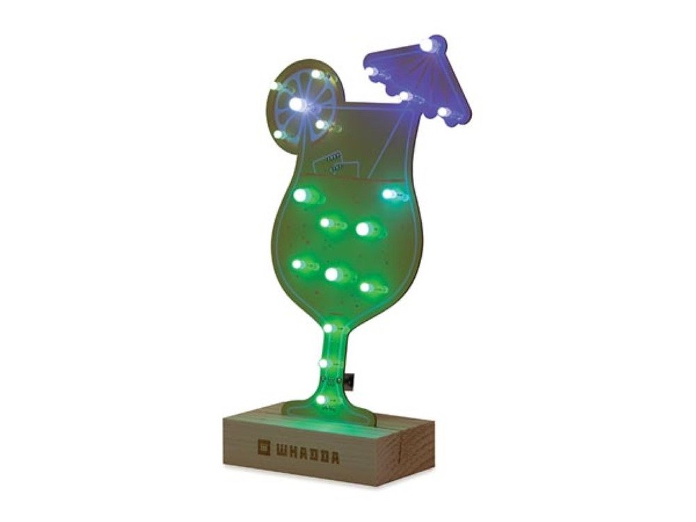 Whadda XL-Soldeerkit - Cocktail: Extra-Large Rainbow Lichtgevende Figuur