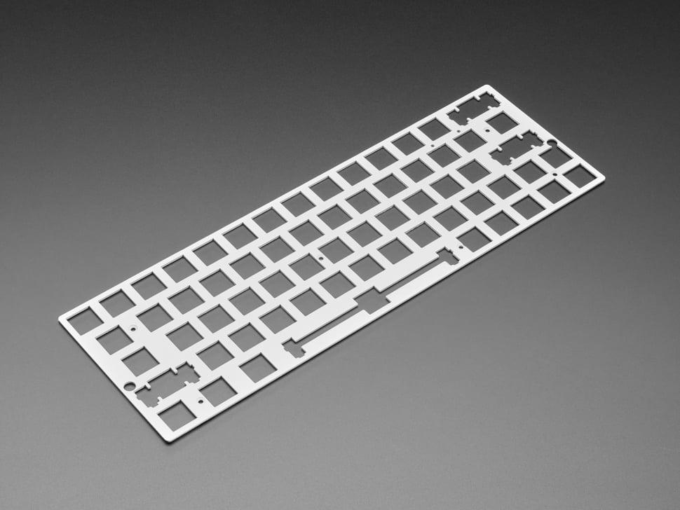 Adafruit Anodized Aluminum Metal Keyboard Plate for 60% / GH60 Cases