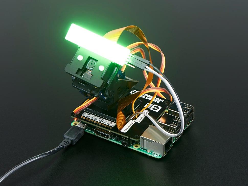 Adafruit Pimoroni Pan-Tilt- hat voor Raspberry Pi