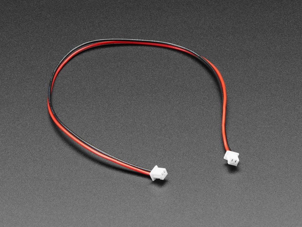 Adafruit 1,25 mm pitch 2-pins kabel 20 cm lang 1:1 kabel
