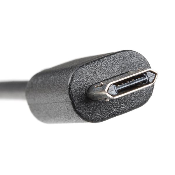 Sparkfun Reversible USB A to Reversible Micro-B Cable - 0.8m - Opencircuit