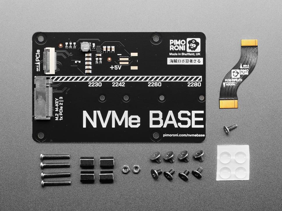 Adafruit Base Pimoroni NVMe para Raspberry Pi 5