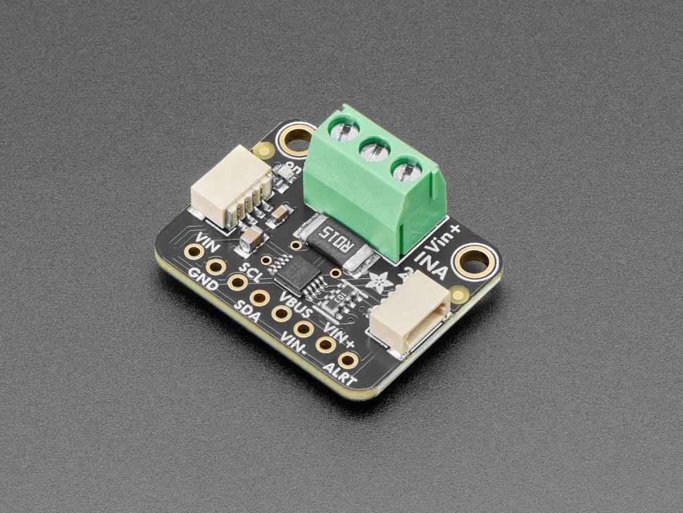 Adafruit INA238 DC stroom- en spanningsmonitor voor vermogen
