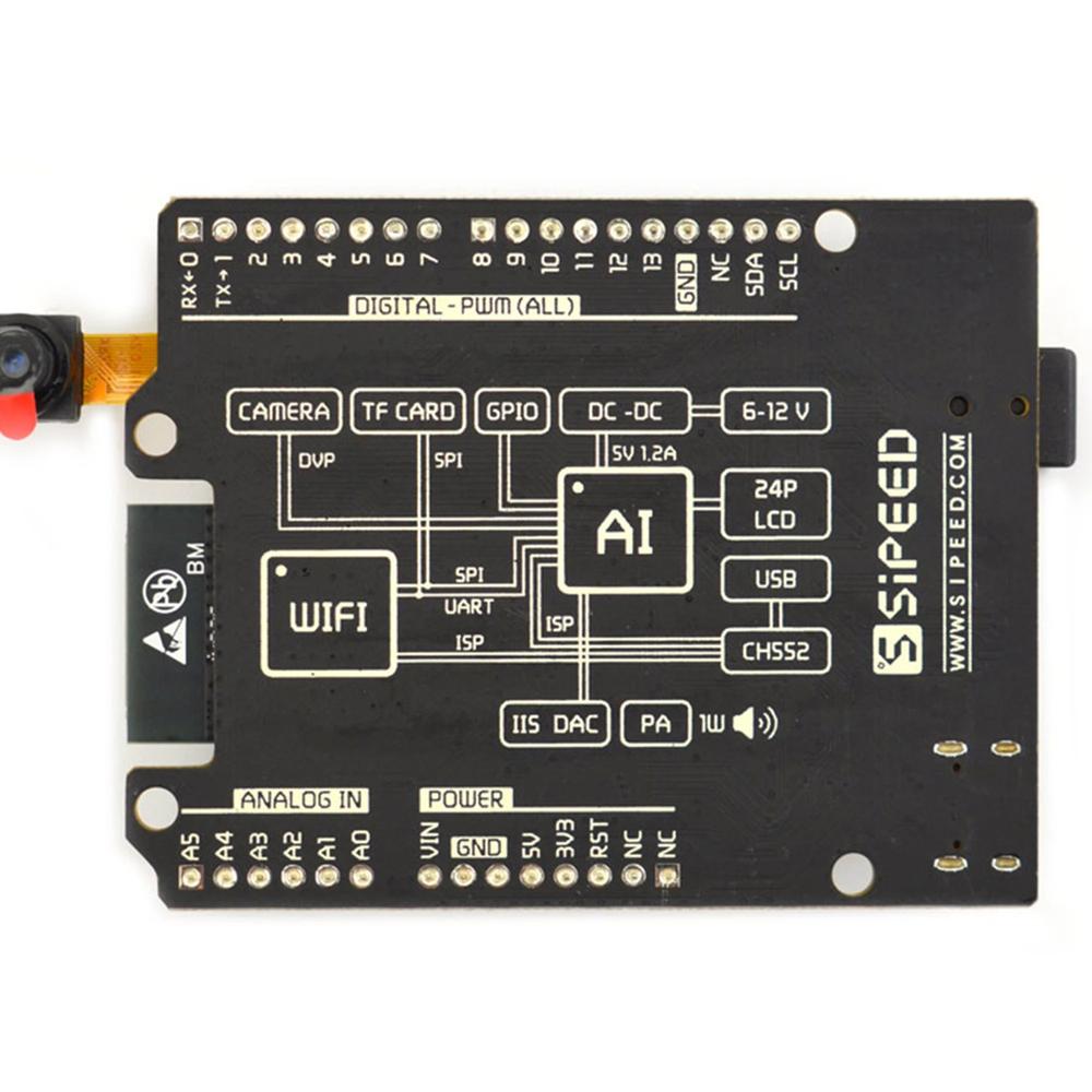 DFRobot Maixduino AI- board (GC0328) K210 RISC-V AI+IoT ESP32 - Opencircuit