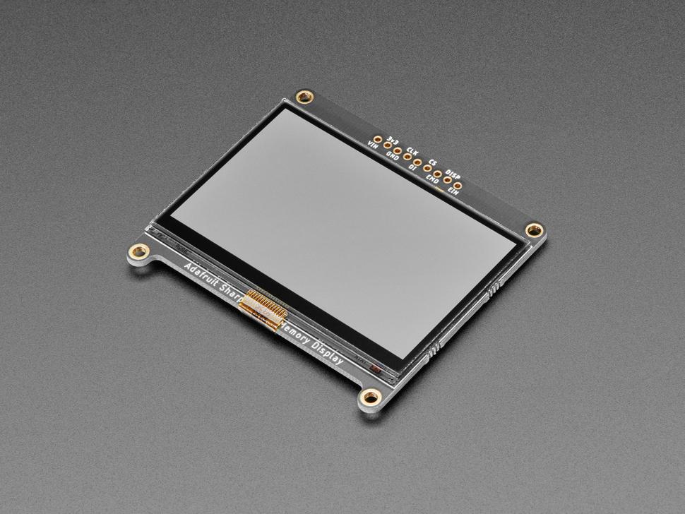 Adafruit SHARP Memory Display Breakout - 2,7" 400x240 monocromatico