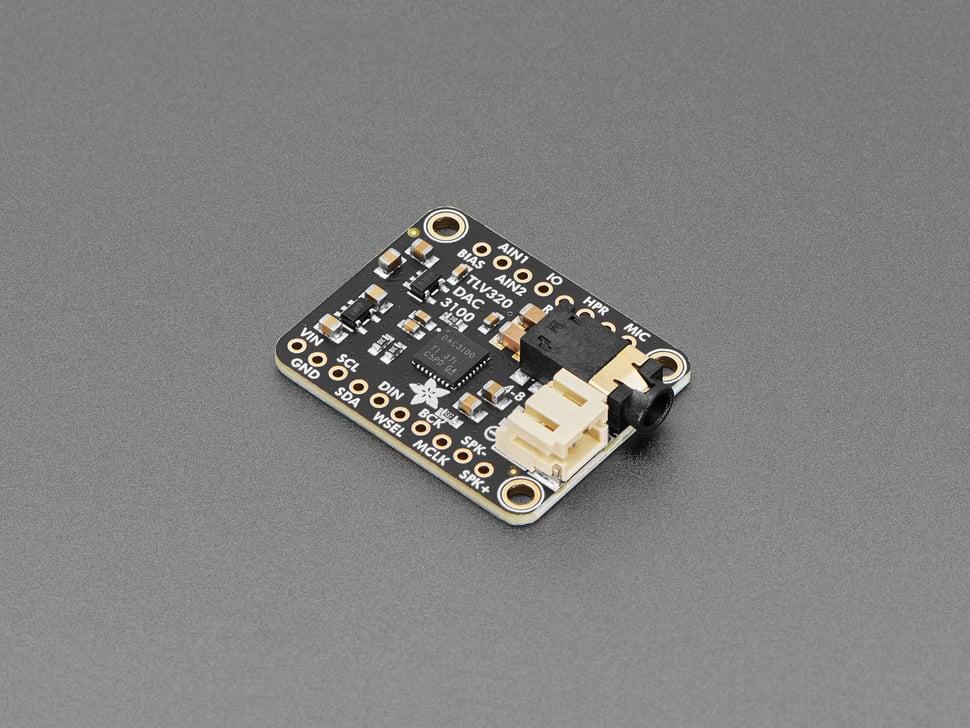Adafruit TLV320DAC3100 - I2S DAC met hoofdtelefoon- en luidsprekeruitgang