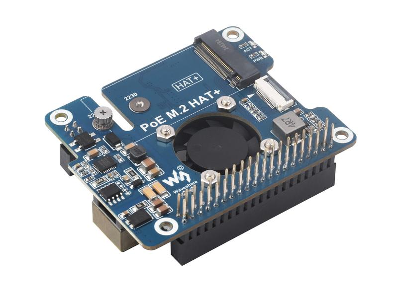 Waveshare Adattatore PCIe To M.2 Con PoE Per Raspberry Pi 5 – Supporta SSD NVMe 2230/2242