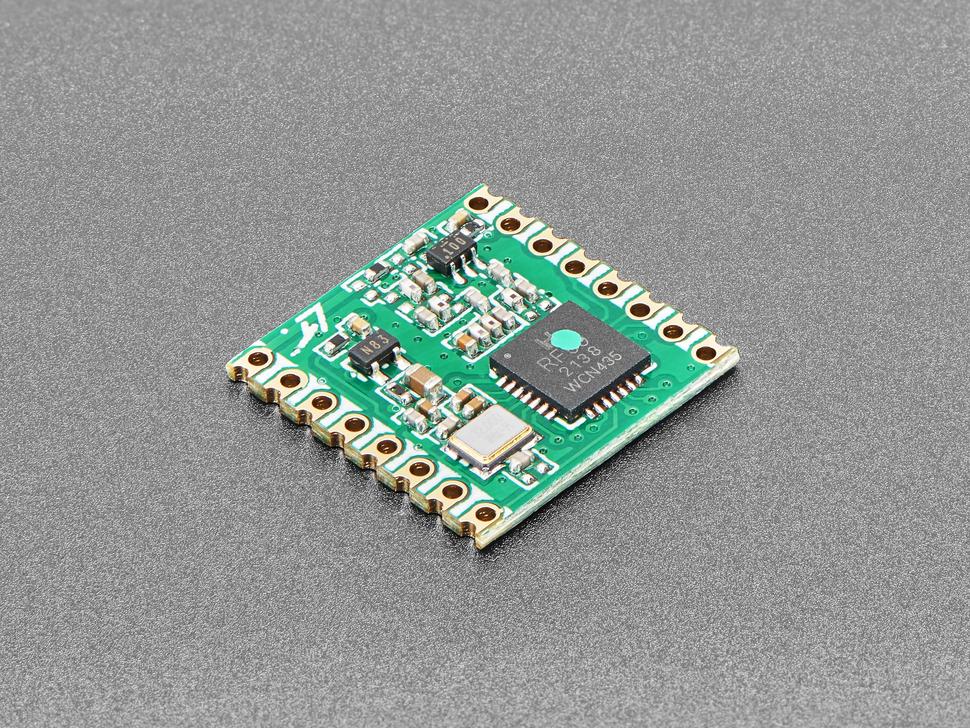 Adafruit RFM69HCW 915MHz transceiver radiomodule
