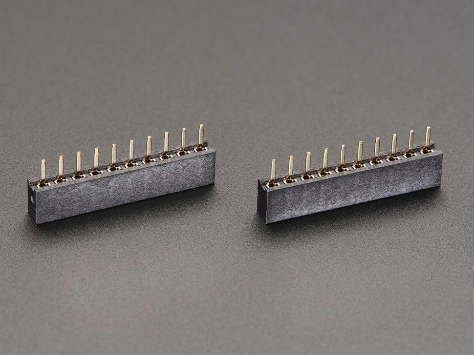 Adafruit 2 mm 10 headers socket voor XBee) - Verpakking van 2