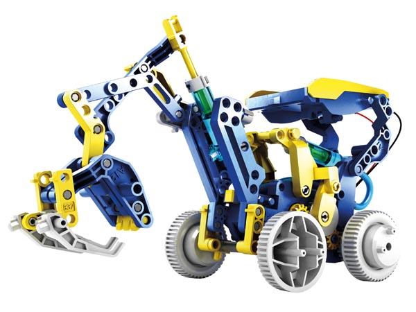 Velleman Kit Bras Robotique Hydraulique - Robot Éducatif STEM 229 Pièces, Sans Moteur, Dès 14 Ans