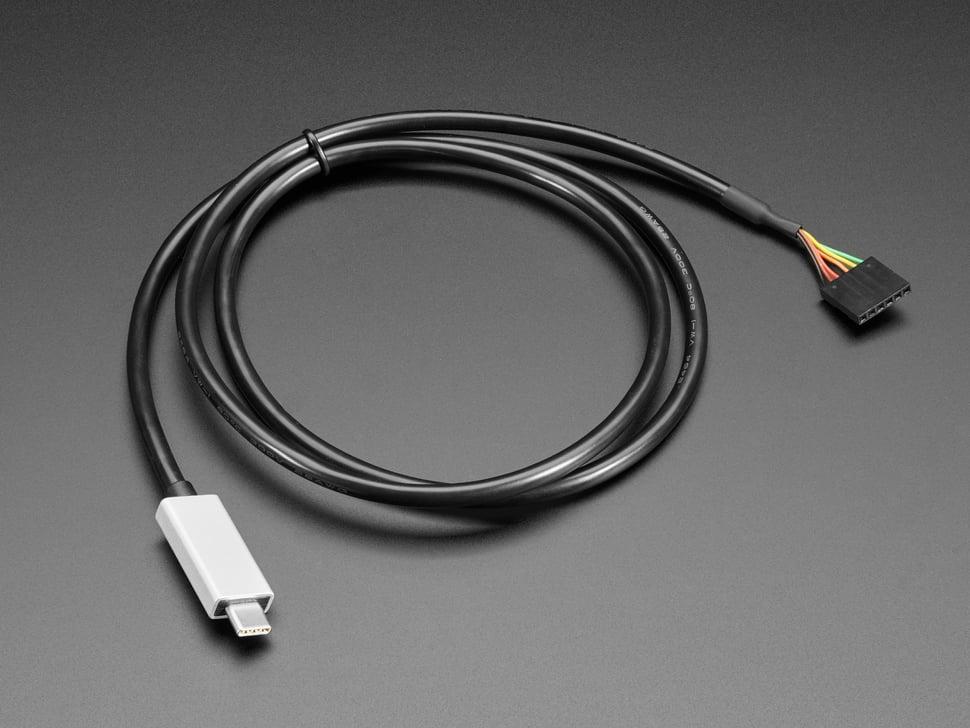 Adafruit FTDI seriële TTL-232 USB Type C-kabel