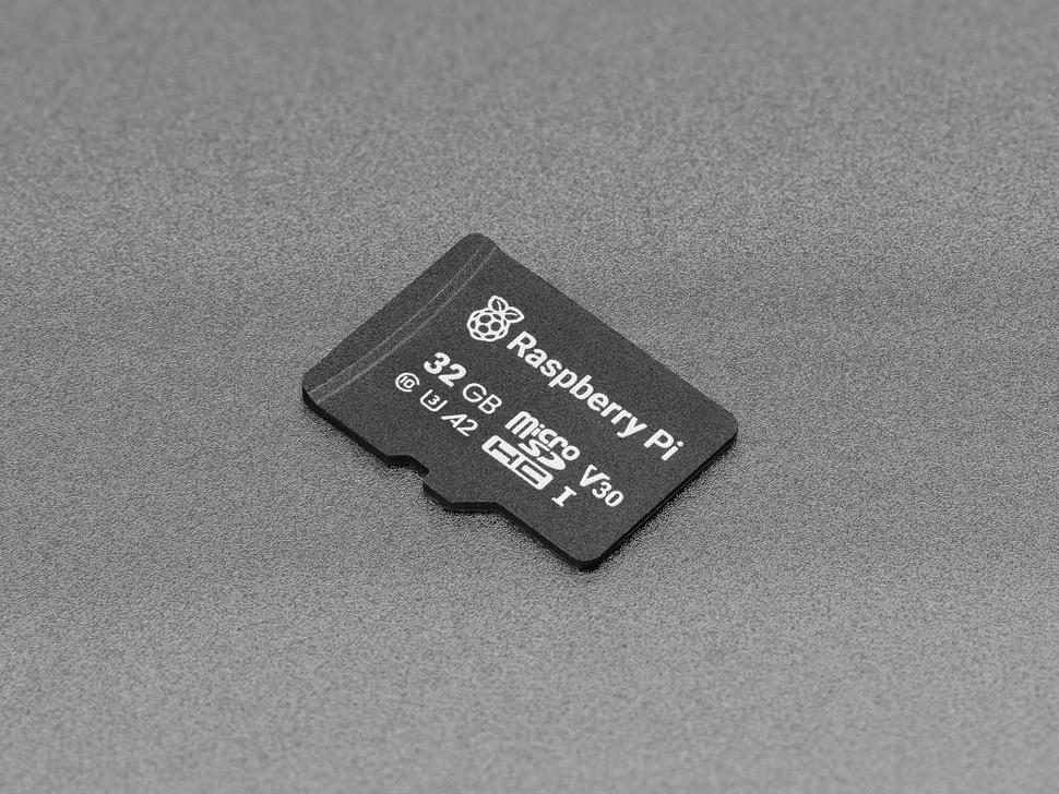 Adafruit Officiële Raspberry Pi A2-Class microSD-kaart - 32GB Leeg