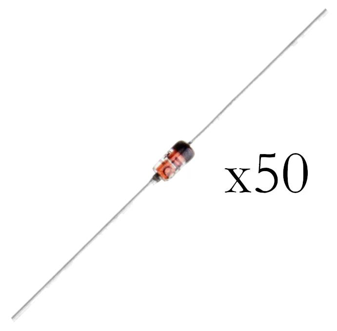 Lot De 20 Diodes Schottky 3V 1SS86 DO-35 - Pour TV UHF, Radio RF, Modem, Détection - Verre/métal