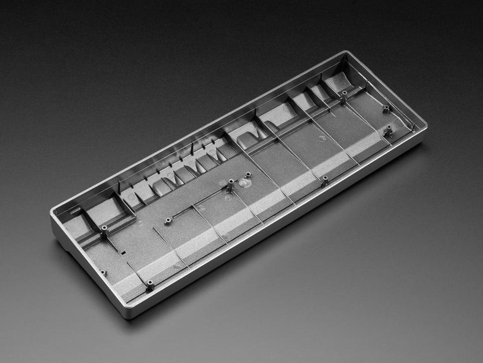 Adafruit Zwarte, metallic-look kunststof GH60 / 60% toetsenbordbehuizing
