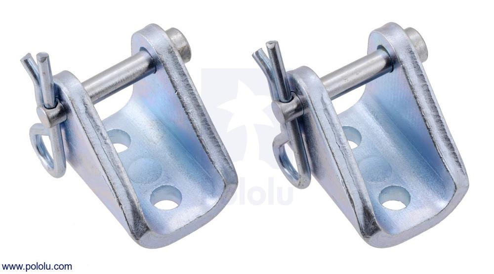 Mounting Bracket Pair for Glideforce Light-Duty Linear Actuators - Steel - 2 pieces