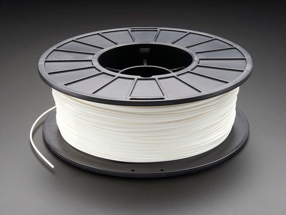 Adafruit PLA-filament voor 3D-printers - 1,75 mm diameter - Wit - 1 kg