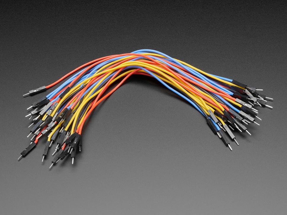 Adafruit Premium siliconen beklede male - male jumper wires - 200 mm x 40