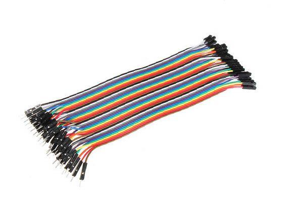 Cable banda 10 cm Macho-Hembra 40 piezas