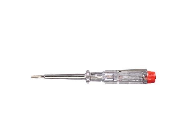 Wiha voltage tester 220-250 volt slotted head transparent, with clip (05271) 3.0 mm x 60 mm