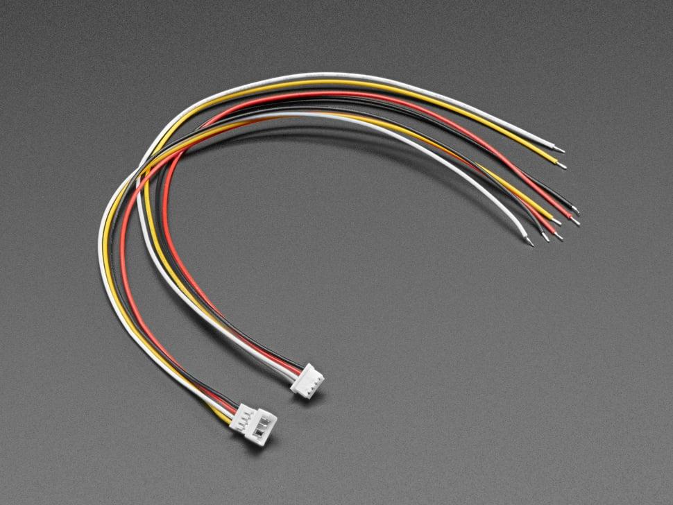 Adafruit 1,25 mm pitch 4-pins kabel passend paar - 40 cm lang