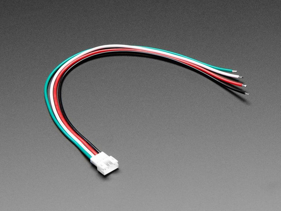 Adafruit JST PH 2mm 4-pins socket naar kleurgecodeerde kabel - 200mm