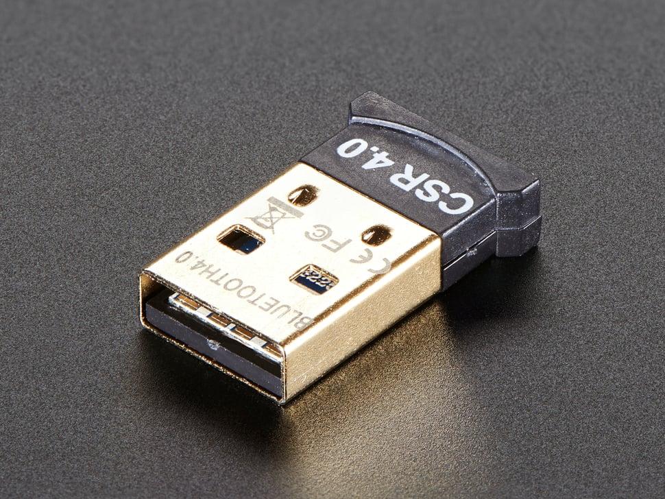 Adafruit Bluetooth® 4.0 USB module (v2.1 back-compatibel)