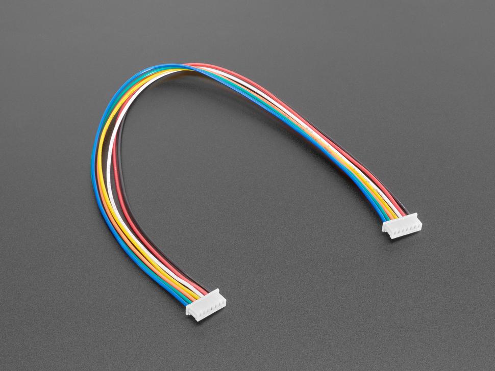 Adafruit 1,25 mm pitch 7-pins kabel 20 cm lang 1:1 kabel