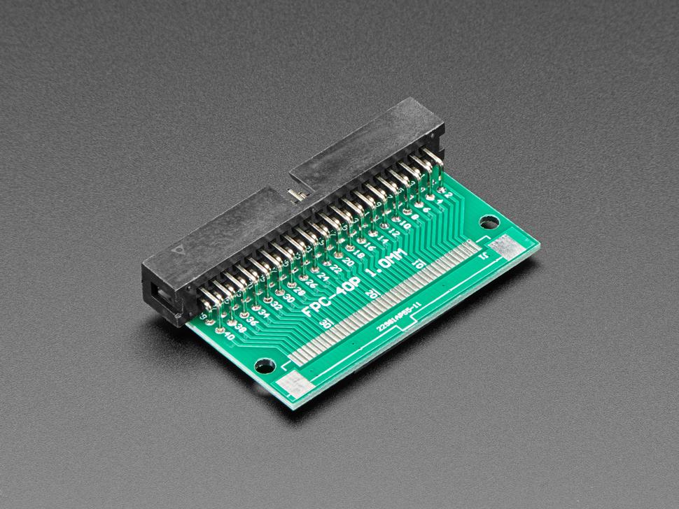 Adafruit 40-pins FPC naar haakse 2x20 IDC male header