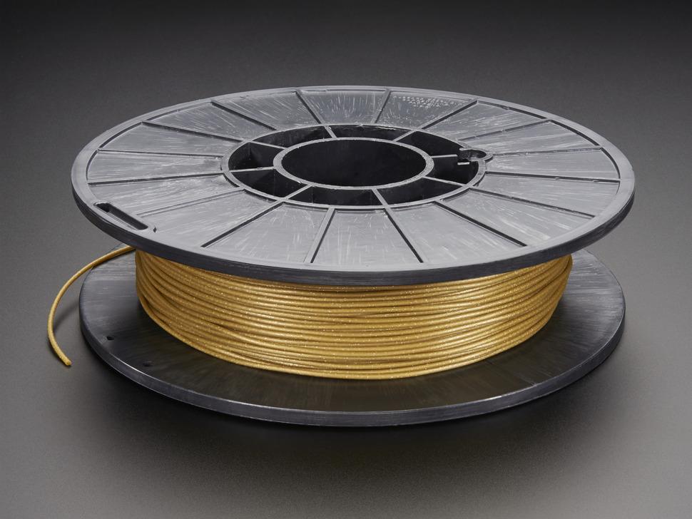 Adafruit NinjaFlex - 1,75 mm diameter - satijnglans goud - 0,50 kg