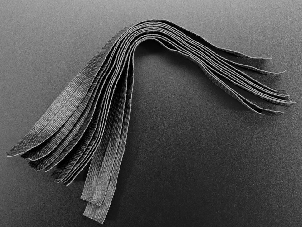 Adafruit 10-pack latex elastische lintstrips - 35 cm lang x 2,5 cm breed