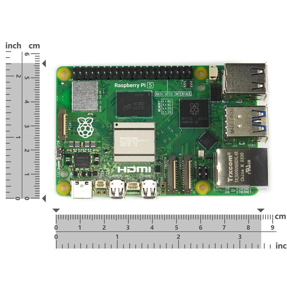 Hutopi Kit de inicio Raspberry Pi 5 8 GB - Kit Raspberry Pi