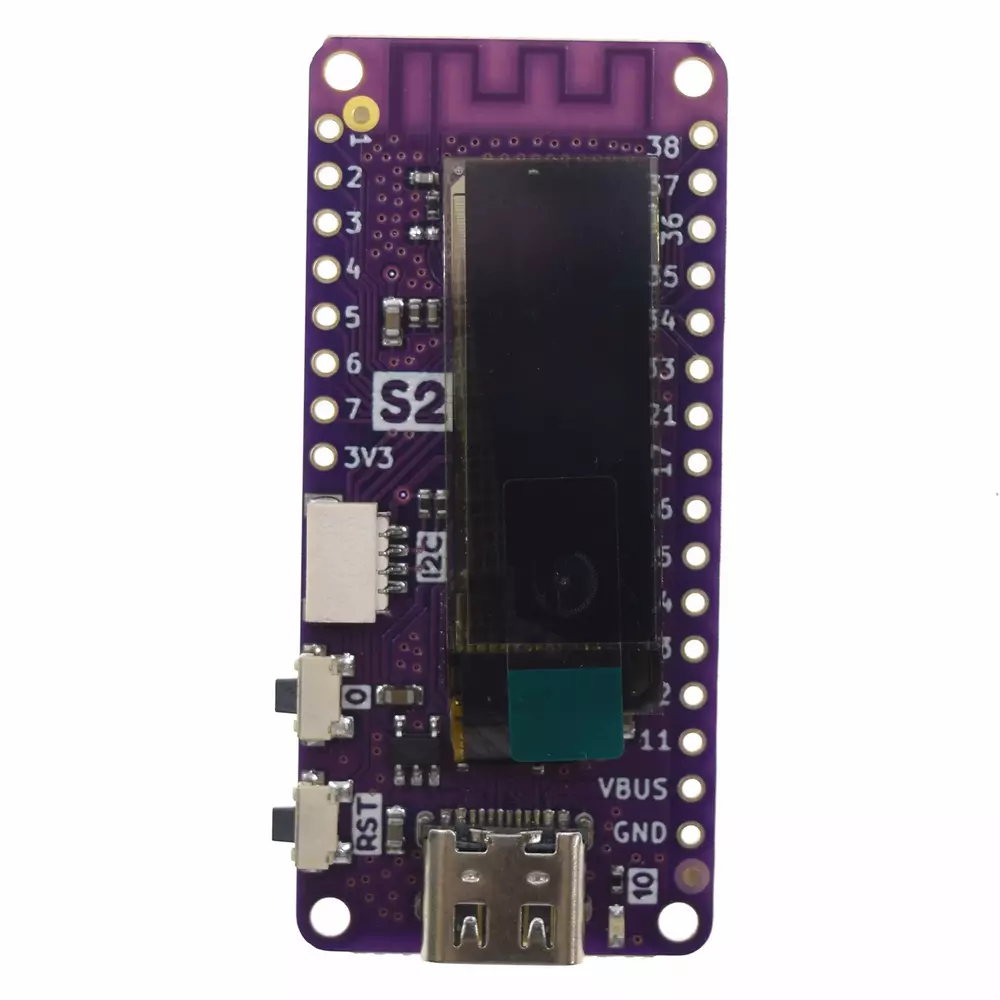 Wemos S2 Pico - Lolin Wifi Iot Board med OLED - ESP32-S2