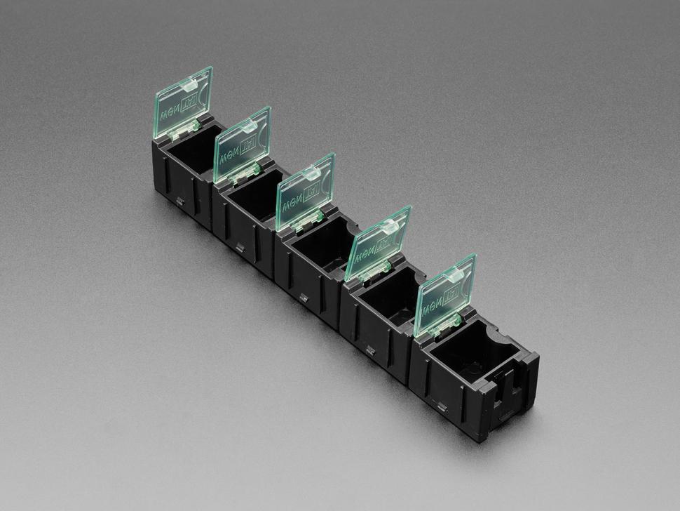 Adafruit Modulaire Snap Boxes - SMD-componentenopslag - 5 stuks