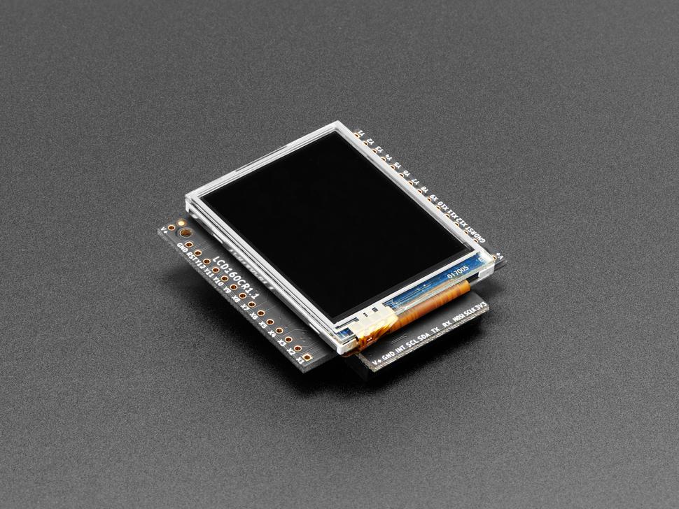 Adafruit Pyboard kleuren-LCD-skin met resistieve aanraking