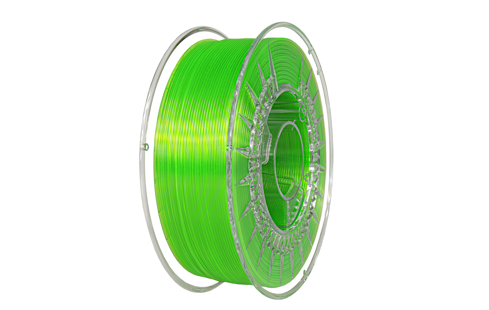 PETG Filament Heldergroen transparant - 1.75 - 1kg - Devil Design