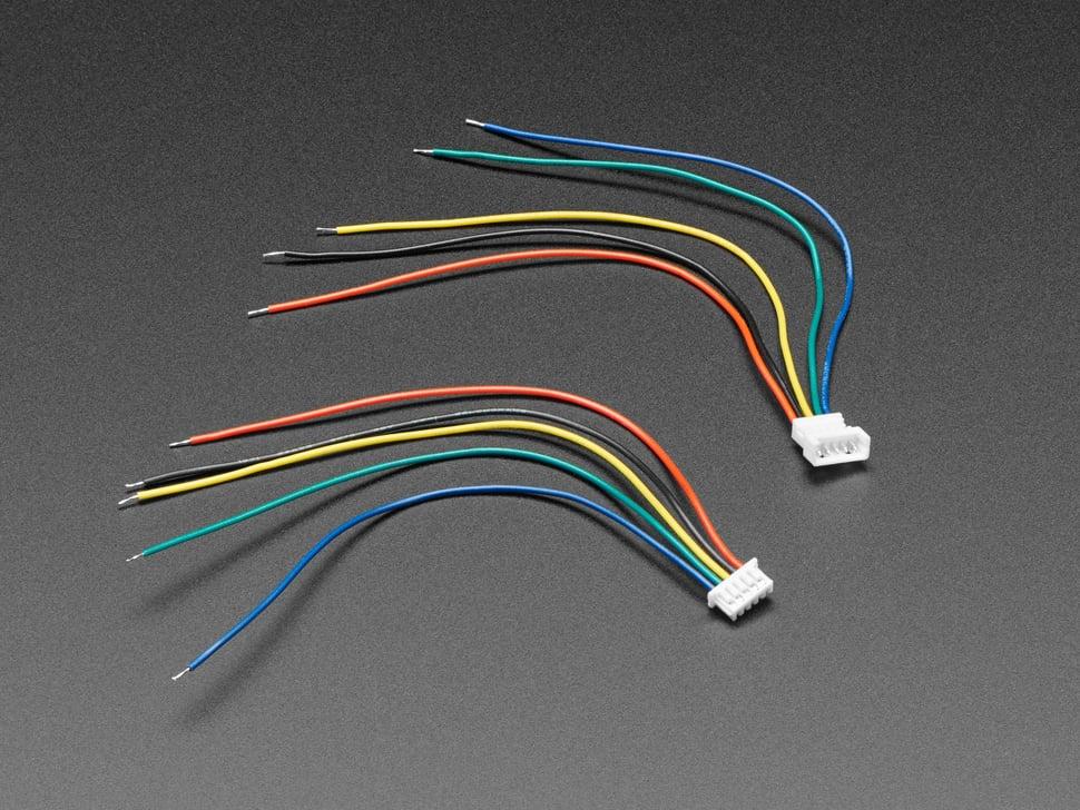 Adafruit 1,25 mm pitch 5-pins kabel passend paar 10 cm lang