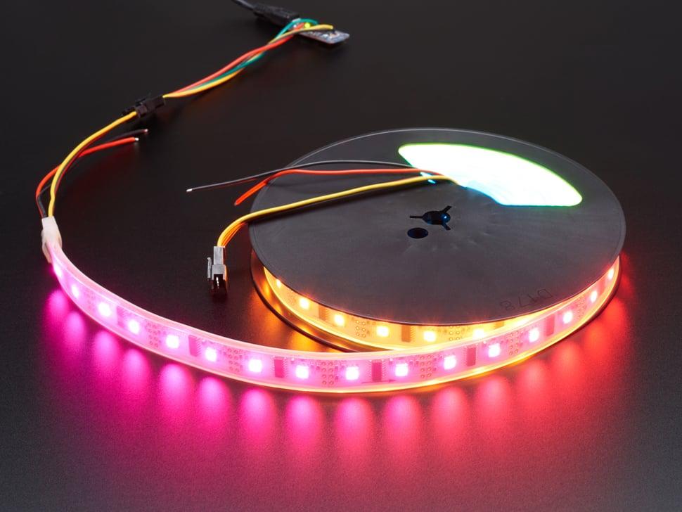 Adafruit Digital RGB LED vejrbestandig strip - LPD8806 x 48 LED