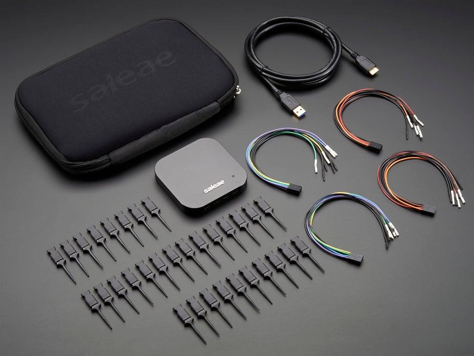 Adafruit Saleae Logic Pro 16 - 16 kanalen Logic + Analoog - Zwart