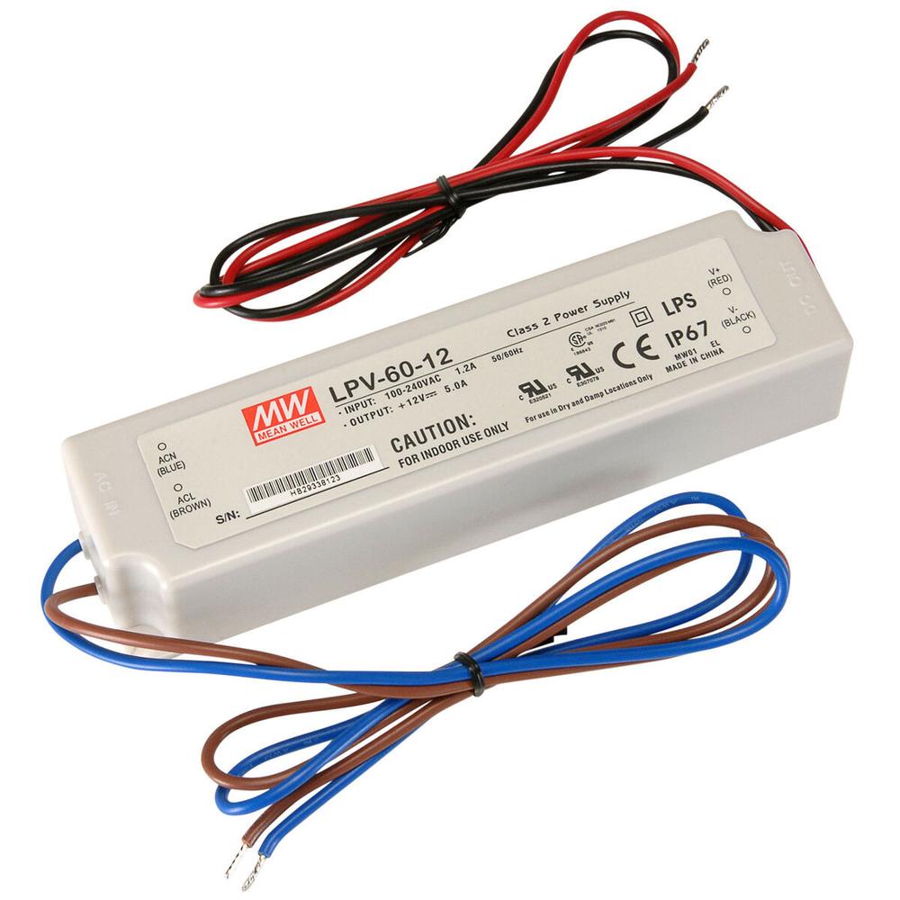 Mean well Closed power supply for LED lighting - 5V 8A - LPV-60-5