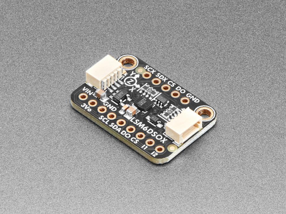 Adafruit LSM6DSOX 6 DoF- accelerometer en gyroscoop - Opencircuit