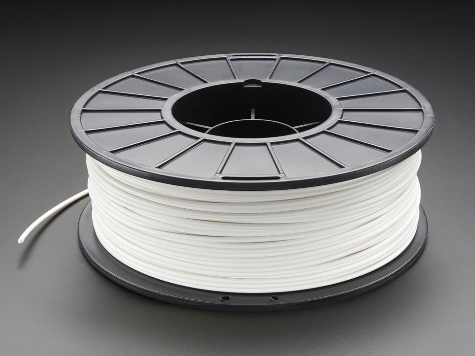 Adafruit ABS-filament voor 3D-printers - 3 mm diameter - Wit - 1 kg
