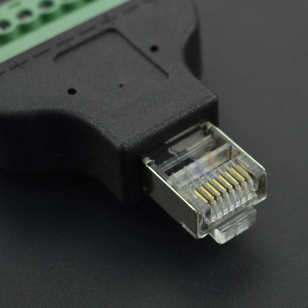 Ethernet RJ45 Male Plug Terminal Block - Opencircuit