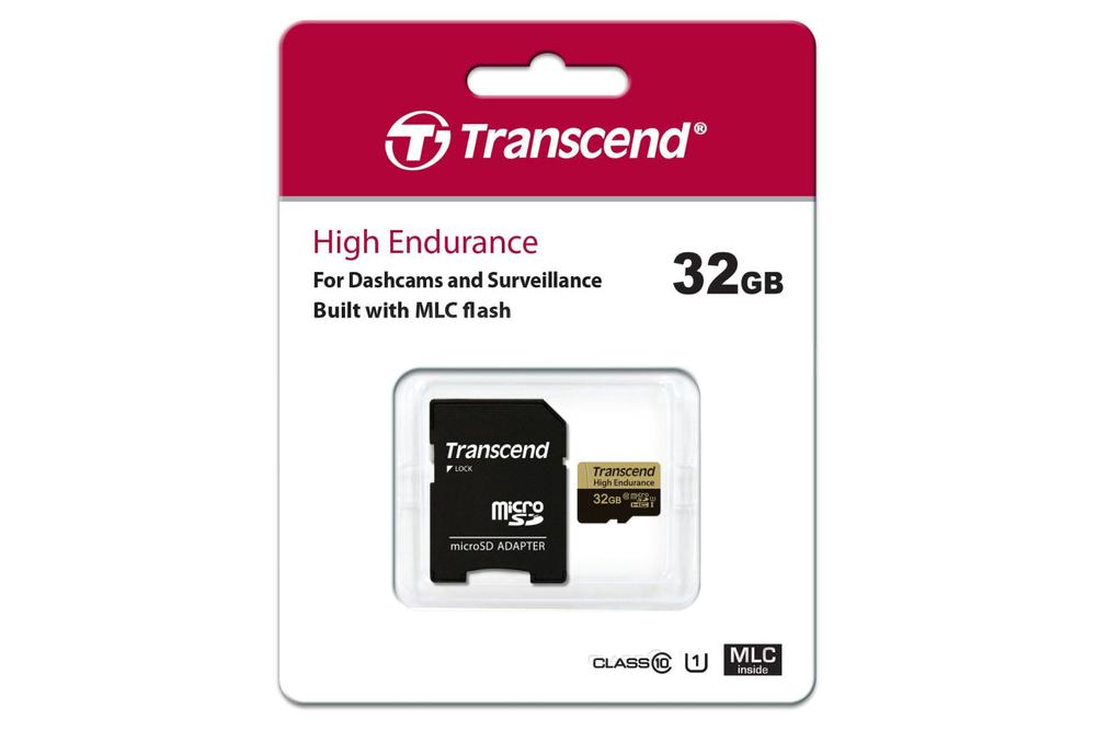Scheda microSD Transcend da 32 GB ad alta resistenza