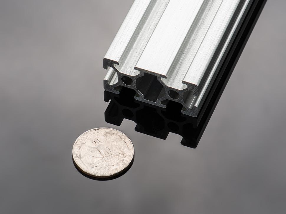 Adafruit Gegroefde aluminium extrusie - 20 mm x 40 mm - 610 mm lang